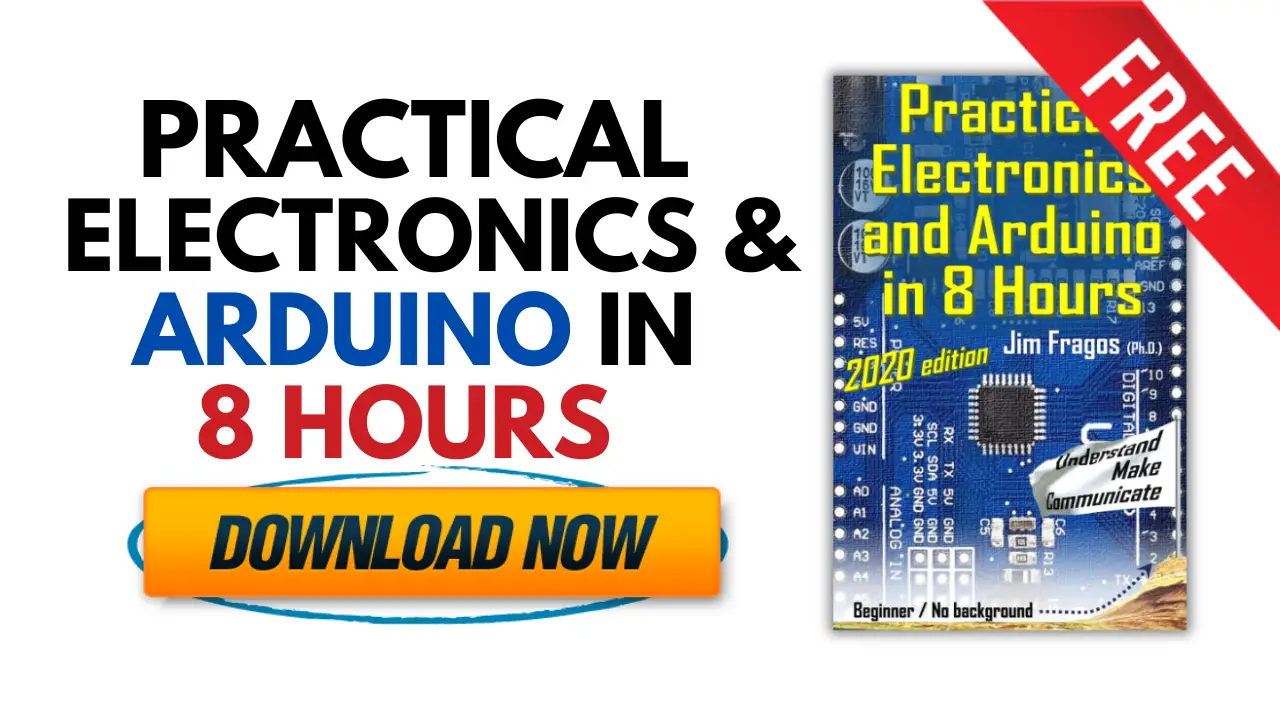 [PDF] Practical Electronics & Arduino in 8 Hours – Free Book