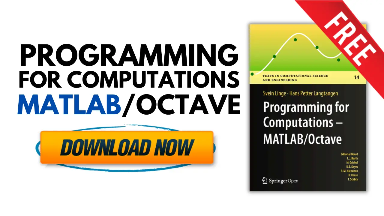 [PDF] Programming for Computations – MatLAB-Octave