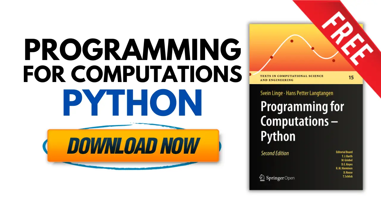 [PDF] Programming for Computations – PYTHON