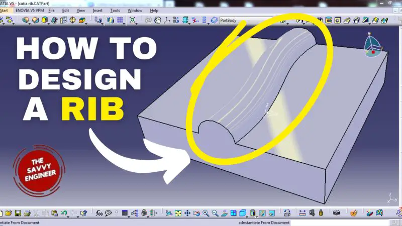 [Free CATIA 3D Model] – CATIA RIB DESIGN