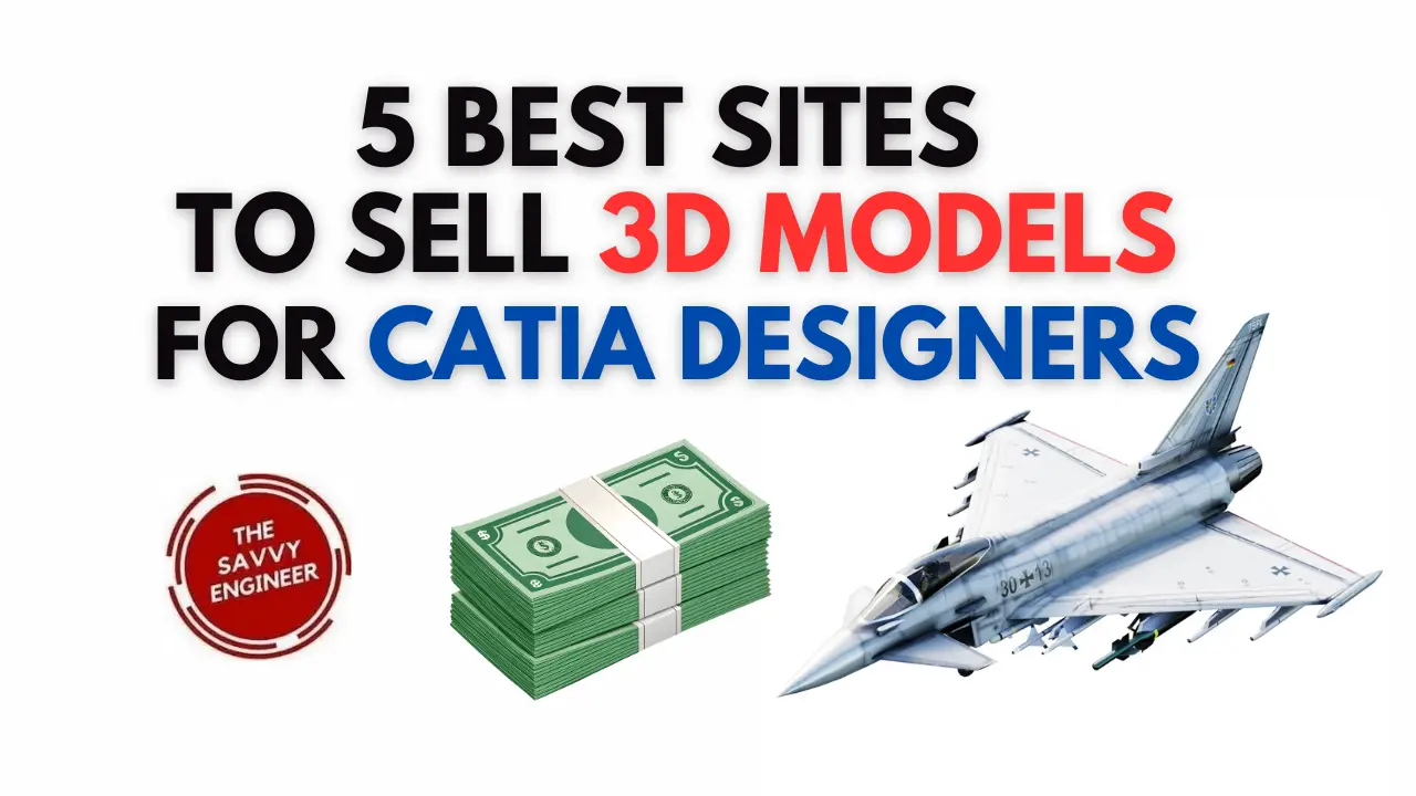 Top 5 Best Sites to Sell 3D Models for CATIA Designers