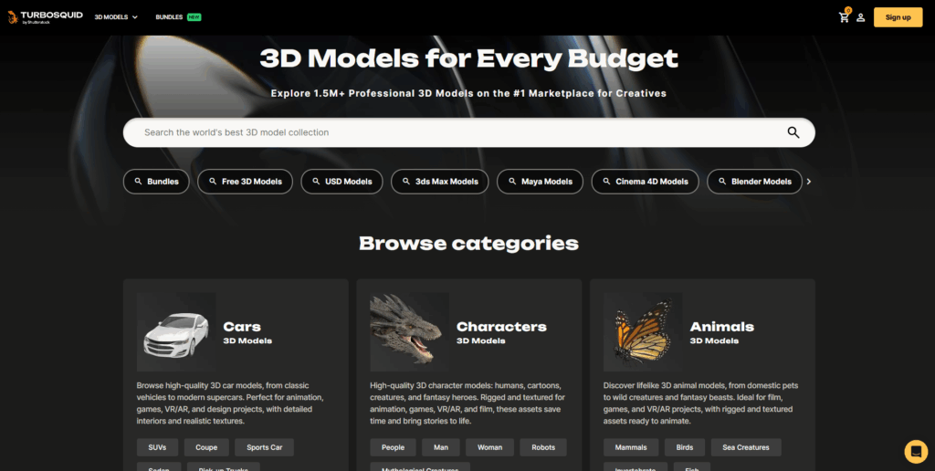 2 turbosquid selling 3d models