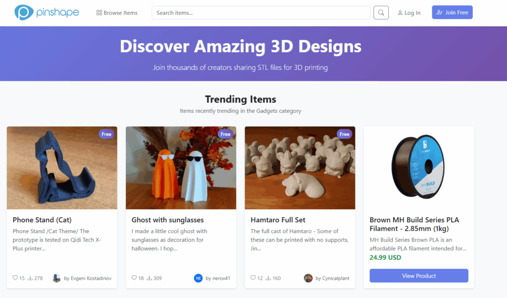 Top 10 Sites to Get Free 3D Printable Models Instantly