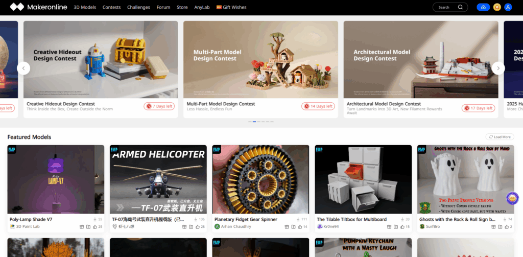 Top 10 Sites to Get Free 3D Printable Models Instantly