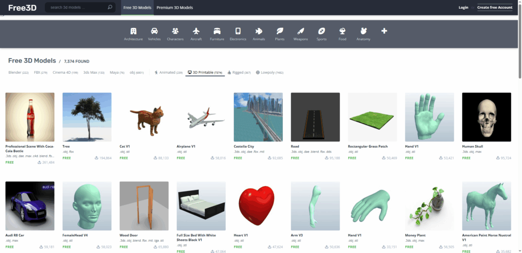 Top 10 Sites to Get Free 3D Printable Models Instantly
