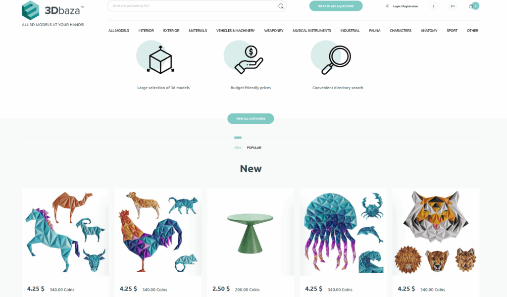 Top 10 Websites to Buy 3D Models and Boost Your Income