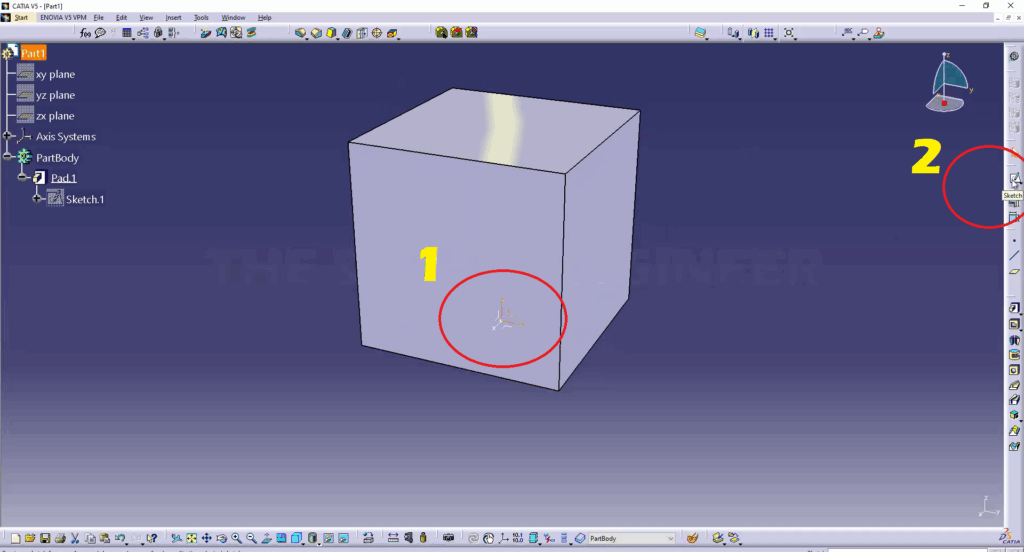 CATIA How to Cut a Solid With a Surface Like a Pro