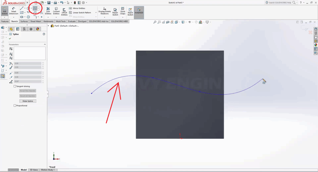 SolidWorks How to Cut a Solid With a Surface Like a Pro 7