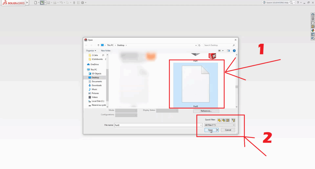 SolidWorks How to Convert a STEP File into SLDPRT like a Pro
