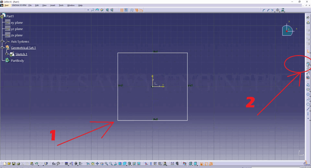 CATIA How to Write a Text on a Piece