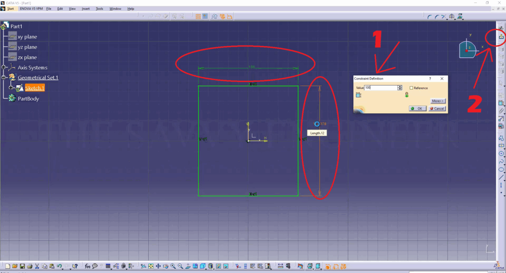 CATIA How to Write a Text on a Piece