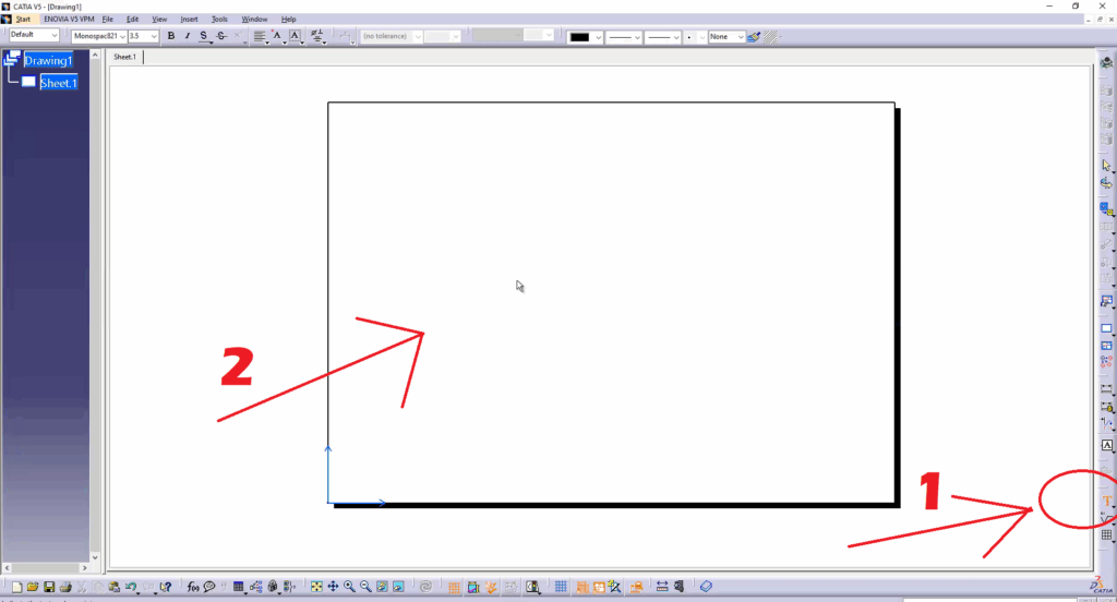 CATIA How to Write a Text on a Piece