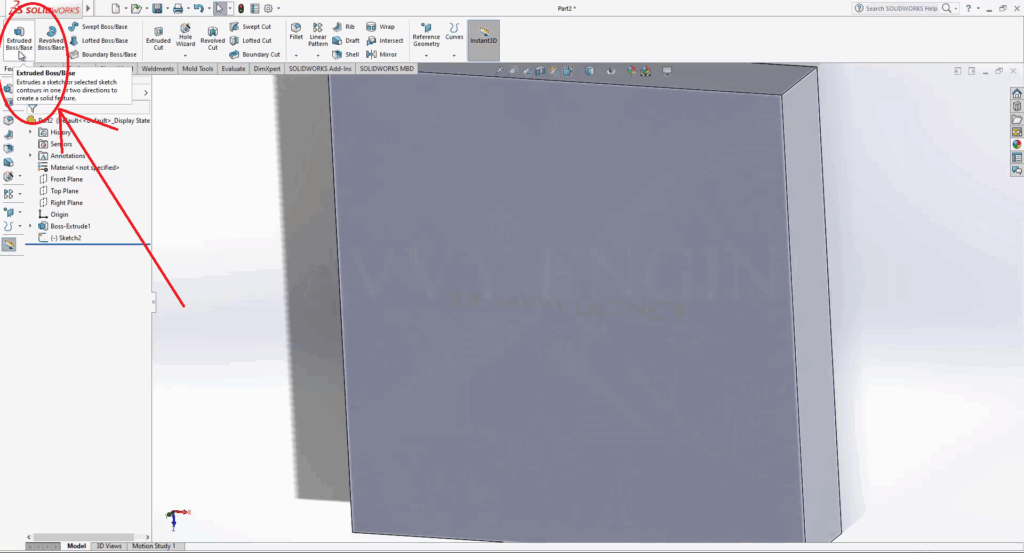 SolidWorks How to Write a Text on a Piece Like a Pro