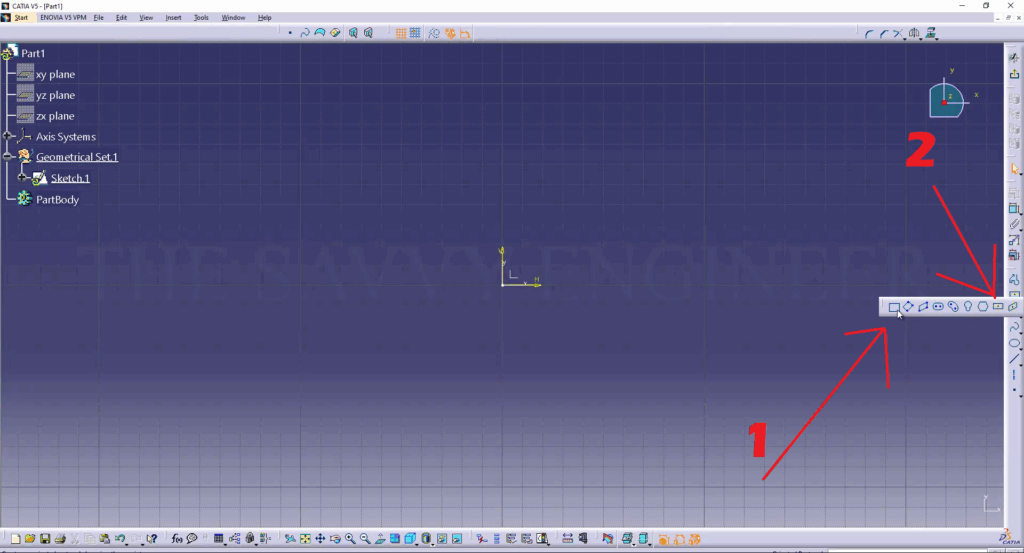 CATIA - How to Extrude a Part Face up to a Surface