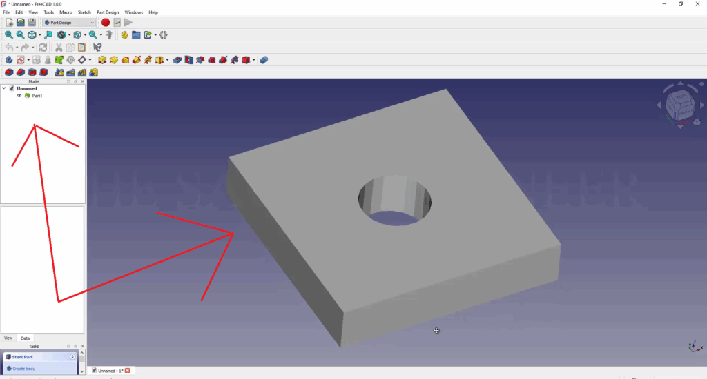 Freecad Reverse Engineering - from STL to Solid body