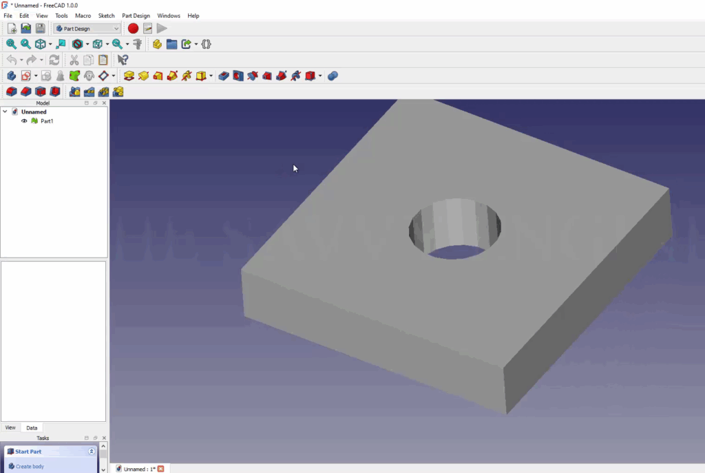 Freecad Reverse Engineering - from STL to Solid body