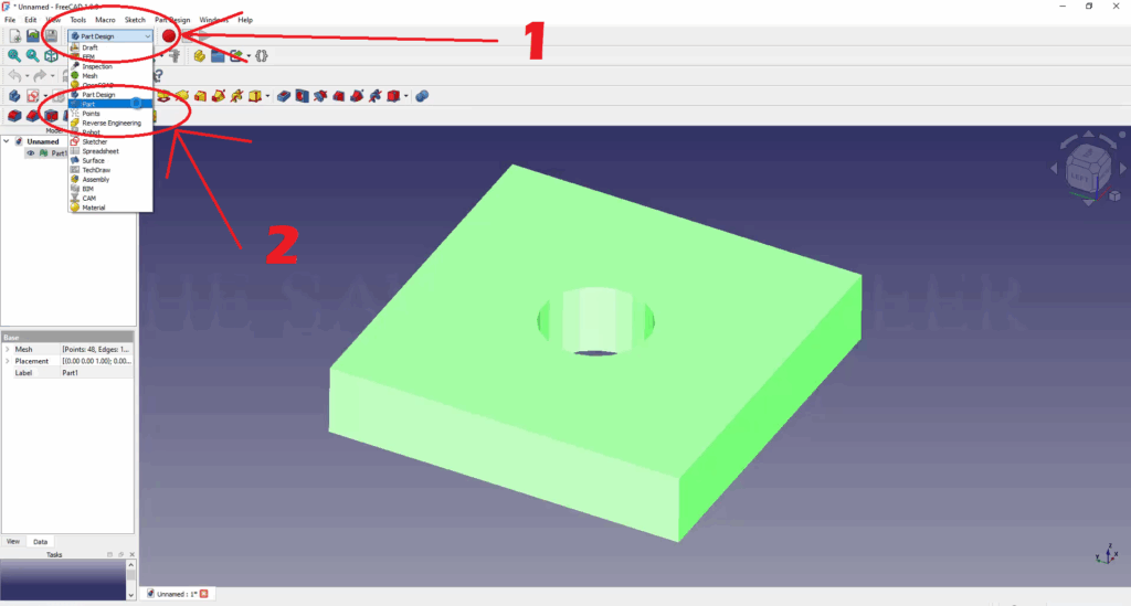 Freecad Reverse Engineering - from STL to Solid body