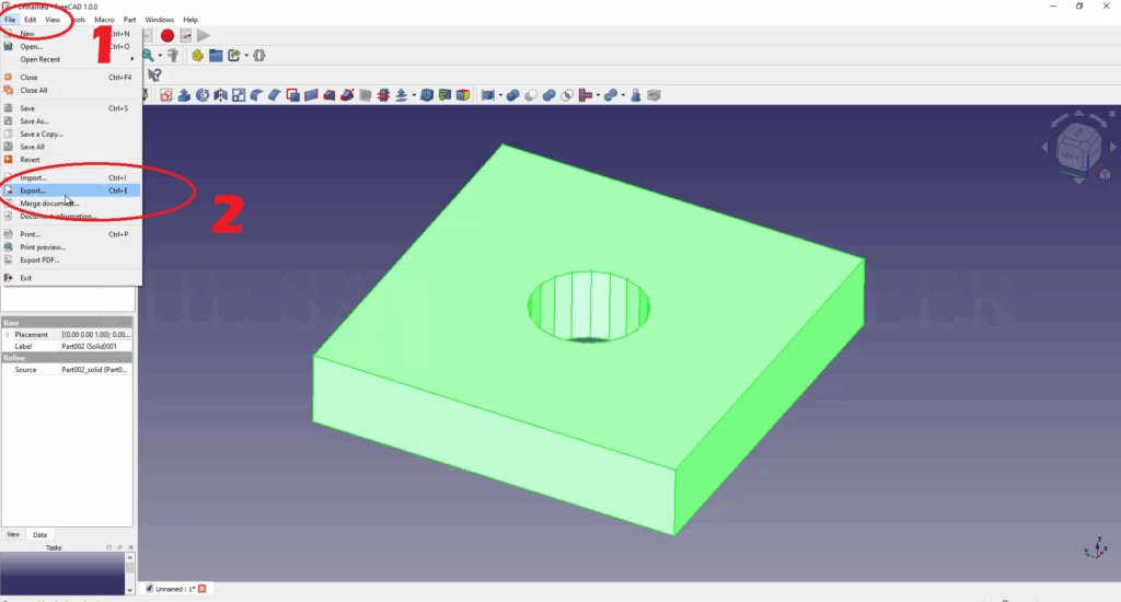Freecad Reverse Engineering - from STL to Solid body