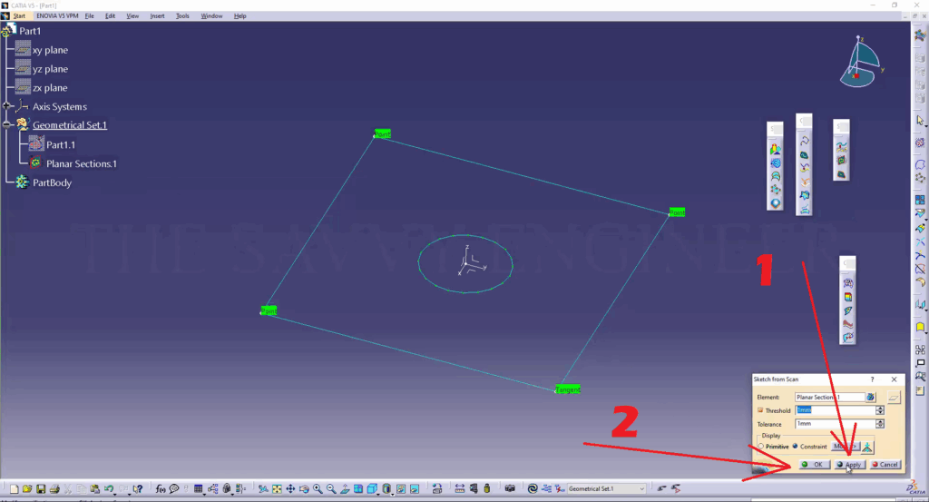 CATIA Reverse Engineering - from STL to Solid Body