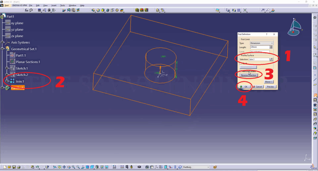 CATIA Reverse Engineering - from STL to Solid Body