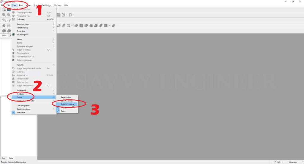 How to Design a Cube in FreeCAD using Python Script