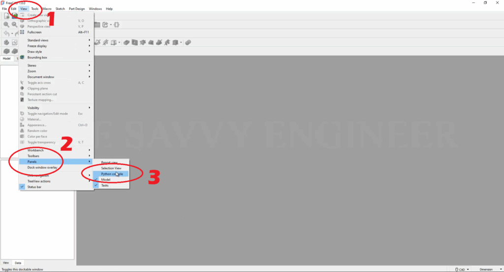 How to Design a Sphere in FreeCAD using Python Script