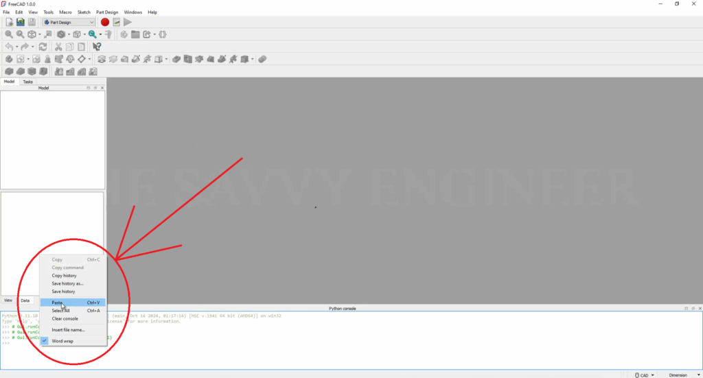 How to Design a Sphere in FreeCAD using Python Script