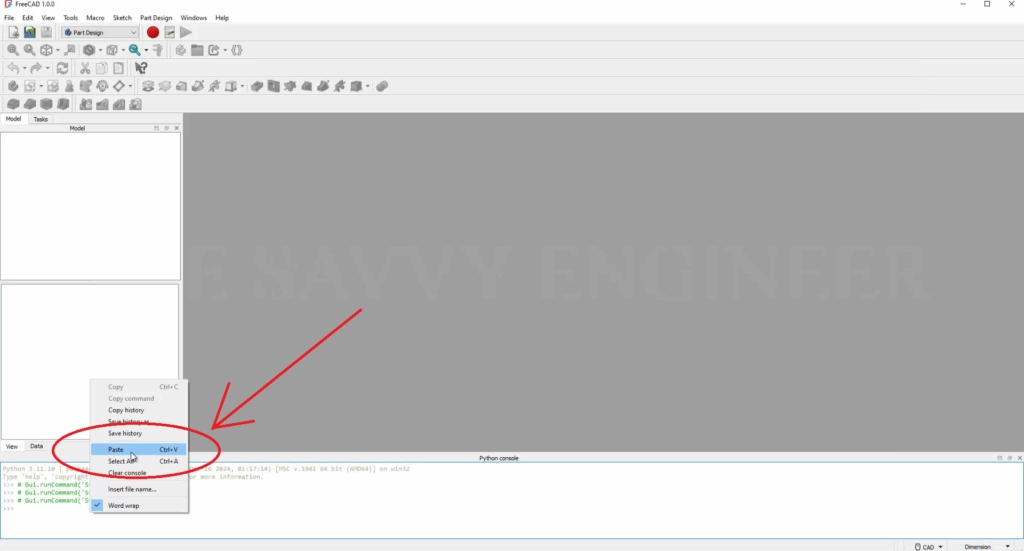 How to Design a Pipe in FreeCAD using Python Script