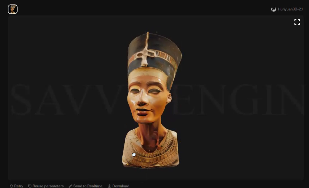 How to Design Nefertiti Bust using Free AI Tool