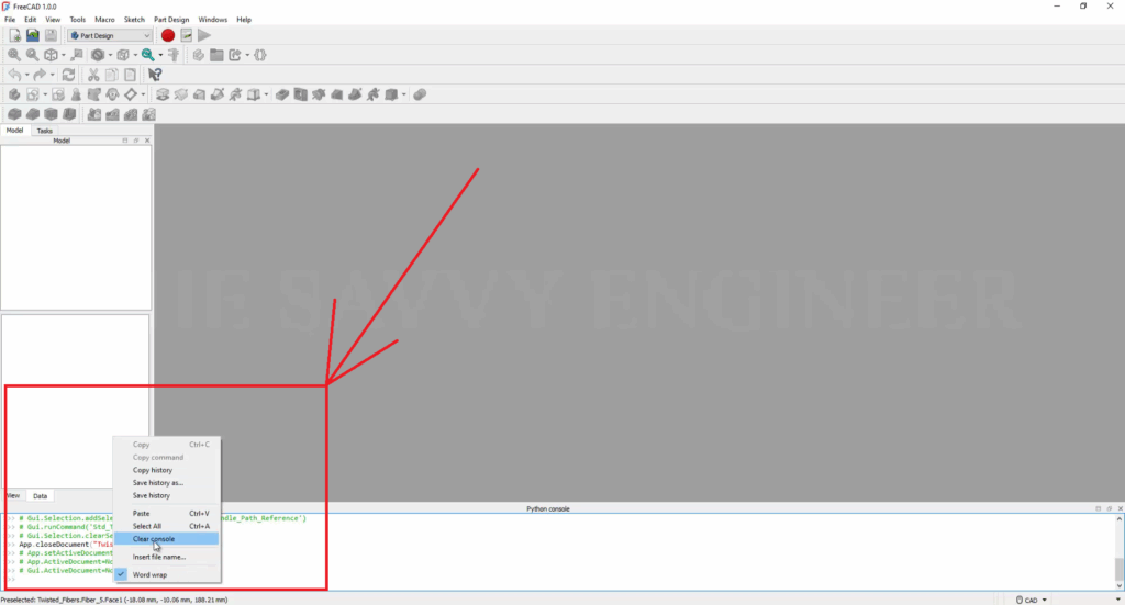 FreeCAD Editable Twisted Fibers using Python Script