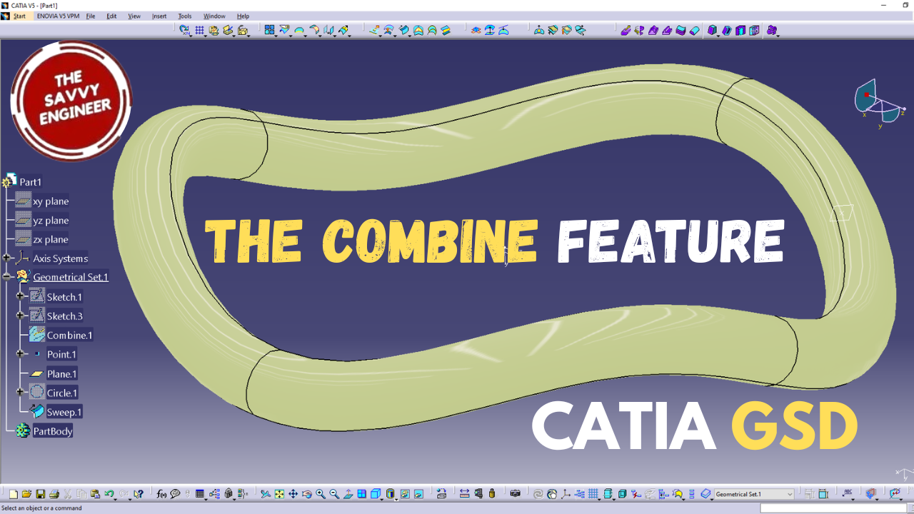 CATIA Surface Modeling How to Combine Two Sketches