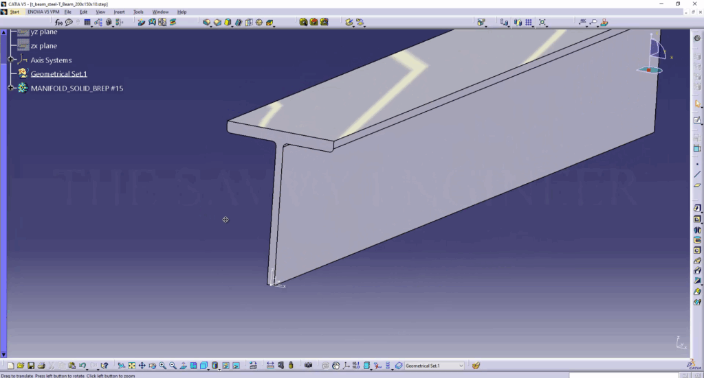 FreeCAD Editable T-Beam Profile using Python Script