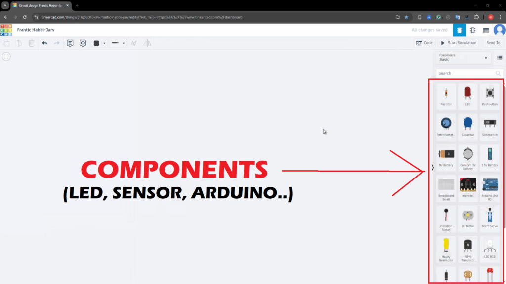 Arduino & TinkerCAD - Simple Led Blink Project