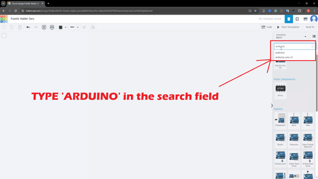 Arduino & TinkerCAD - Simple Led Blink Project