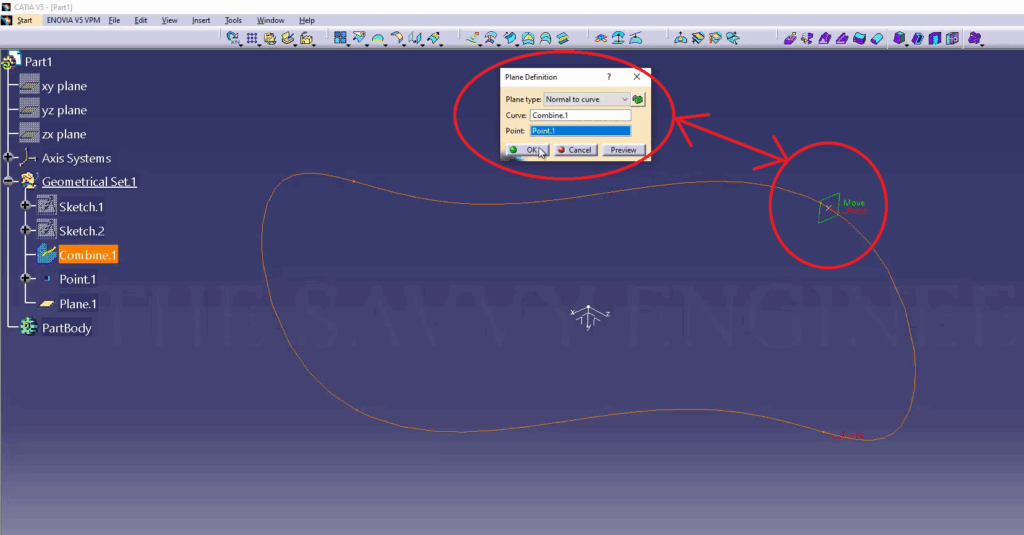 CATIA Surface Modeling How to Combine Two Sketches