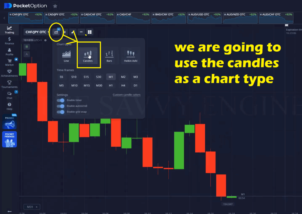 Pocket Option - 30 EMA Trading Strategy for Beginner Traders