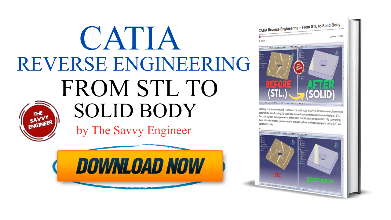 [PDF] CATIA Reverse Engineering – from STL to Solid Part
