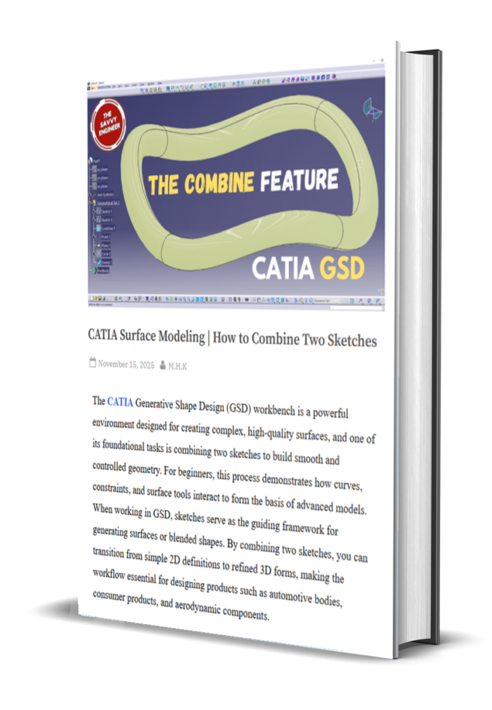 [PDF] CATIA Surface Modeling - How to Combine Two Sketches